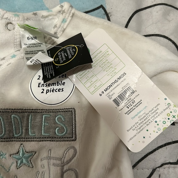 🍋 NWT Disney baby two piece set size 6 to 9 months - Picture 4 of 5